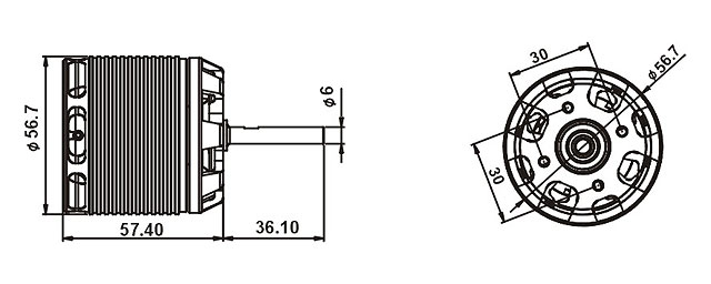 画像: ALIGN 700E/800E用  BL800MX ブラシレスモーター 520KV   