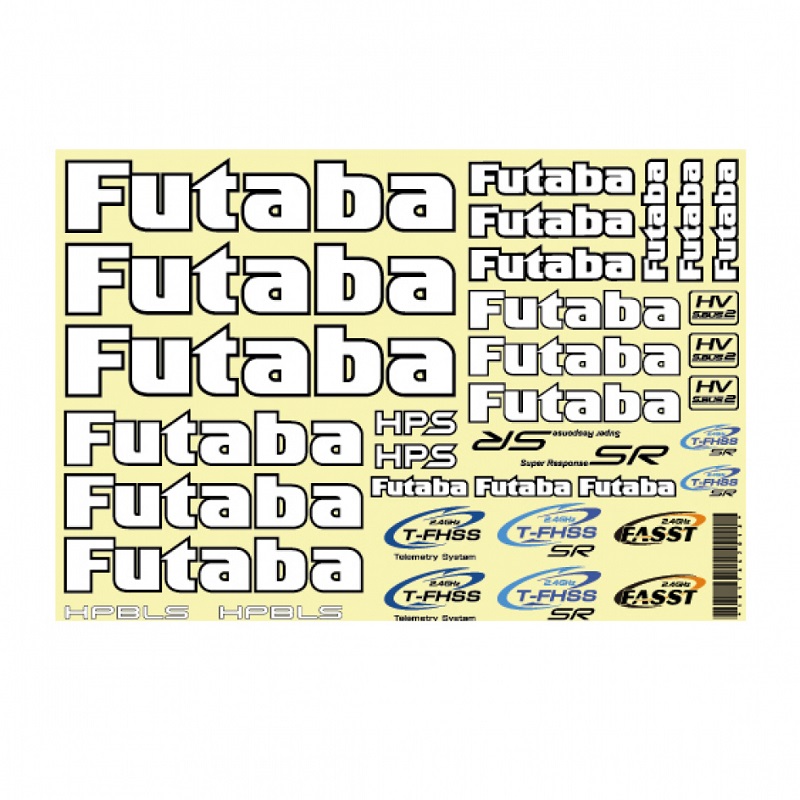 画像1: フタバ   308611  Futaba カー用 ステッカーシール 【クロネコゆうメール対応】