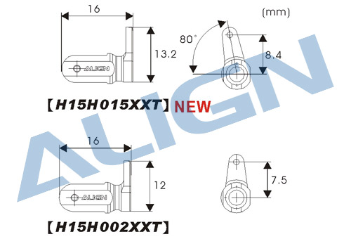 画像: ALIGN 150X用 メインローターホルダー（アップグレードVer. ）【クリックポスト対応】