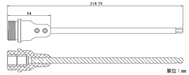 画像: ALIGN R/Cヘリ用   R/C ヘリ用スターター シャフト   