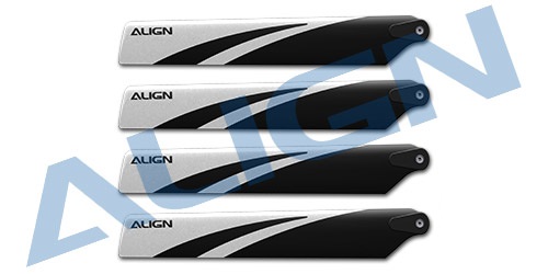 画像: ※ALIGN社生産終了商品  ALIGN 150/150X用 メインブレード 120  (黒)【クリックポスト対応】