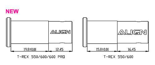 画像: ALIGN 550/600用  ワンウエイベアリングシャフト    