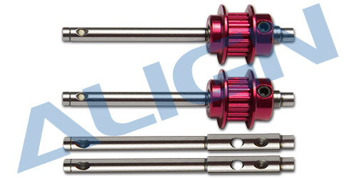 画像: ALIGN 470LM用  テールローターシャフト Assy メタル製    