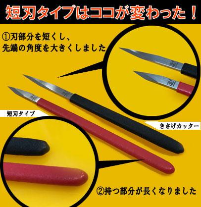 画像: 童友社 (SG-PK2)  凄！きさげカッター 短刃タイプ【ネコポス便対応】  