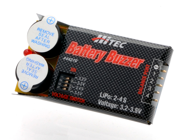 画像1: ハイテック  (44210)   バッテリーブザー （LiPoバッテリーの電圧降下をブザーでお知らせ）【ネコポス・クロネコゆうパケット対応】  