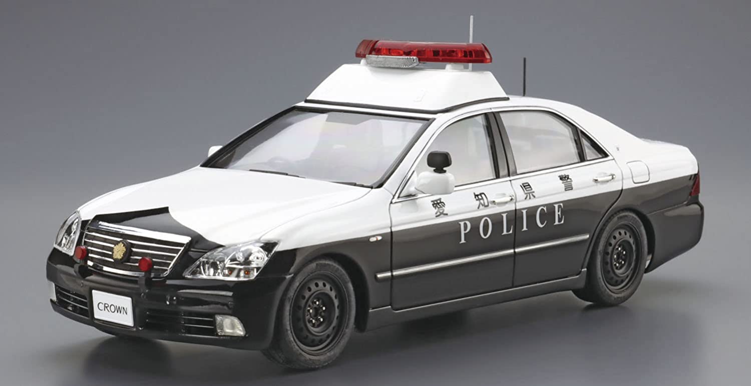 画像: アオシマ 1/24 (N0.7) トヨタ GRS180 クラウンパトロールカー 警ら用 '05    