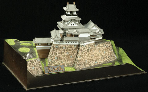 画像: 童友社  (JJ8)  1/500  高知城  (日本の名城プラモデル)     