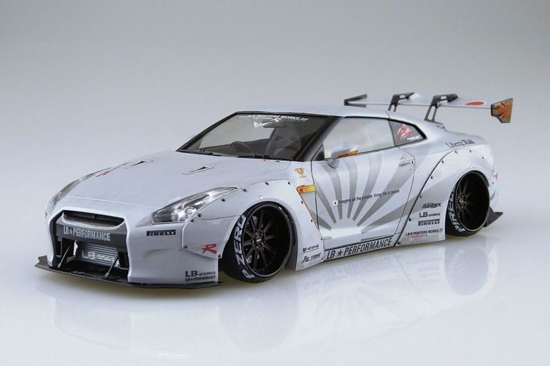 画像: アオシマ (10)  1/24 LB★ワークス R35 GT-R Ver.2 リバティーウォーク       