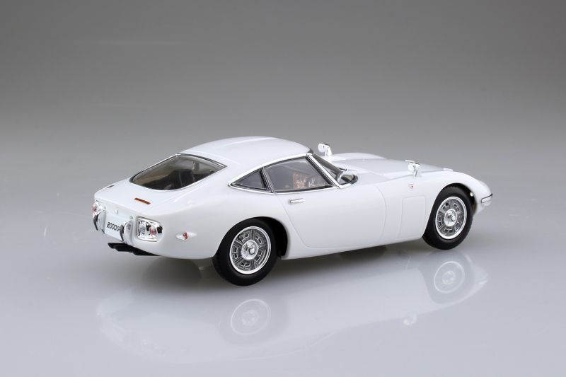 画像: アオシマ (5-A) トヨタ 2000GT（ペガサスホワイト）ザ・スナップキット     