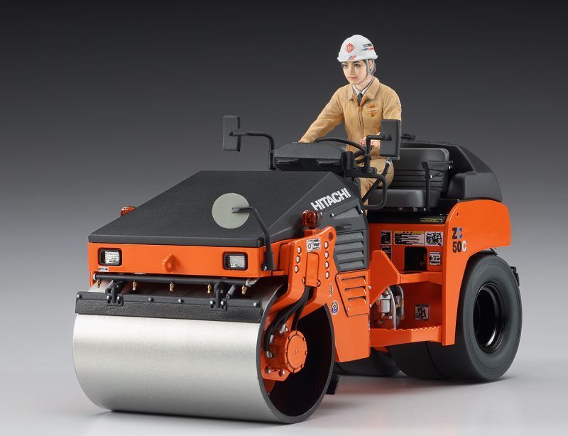 画像: ハセガワ  (WM02) 1/35 日立建機 コンバインド振動ローラ ZC50C-5  