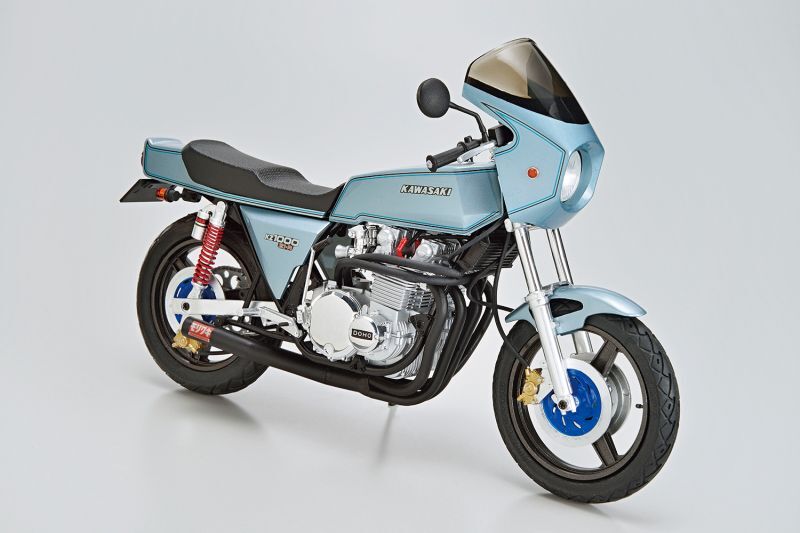 画像: アオシマ (44) 1/12（1977年) カワサキ KZT00D Z1-R '77 カスタム  