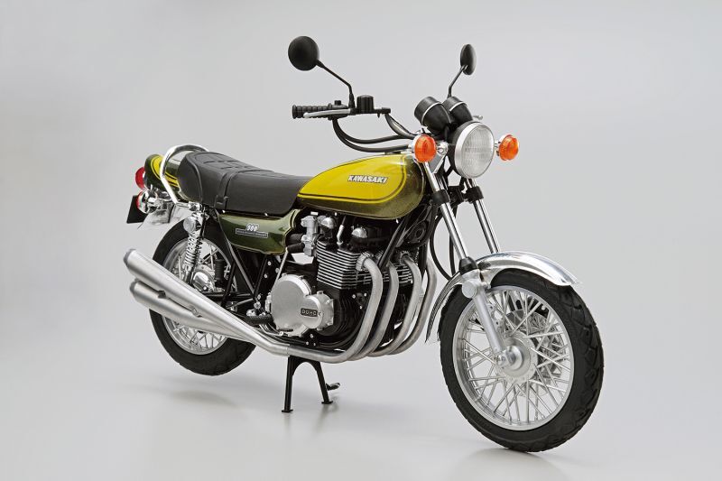 画像: アオシマ (47) 1/12 (1973年) カワサキ Z1 900 SUPER4 '73 カスタムパーツ付き  