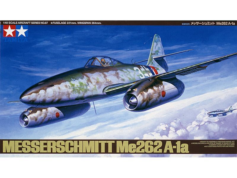 画像: タミヤ (87) 1/48 (第二次大戦中) メッサーシュミット Me262 A-1a     