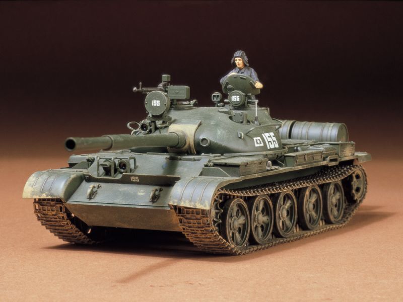 画像1: タミヤ (108) 1/35 (1965年) ソビエト T-62A戦車  