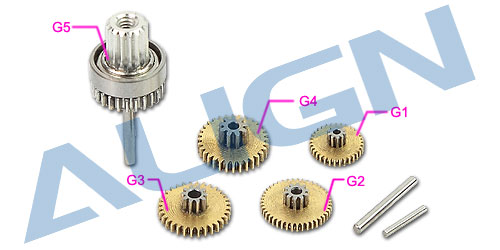 画像: ALIGN T15/T15T サーボ用 ギアセット   