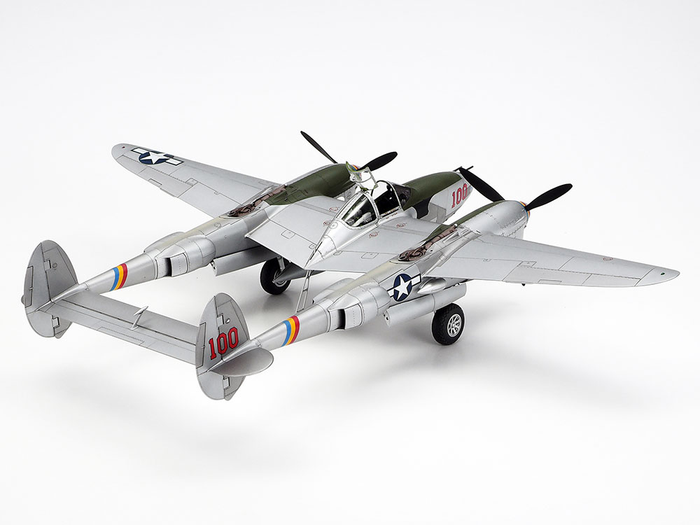 画像: タミヤ (123) 1/48 (1939年) ロッキード P-38J ライトニング     