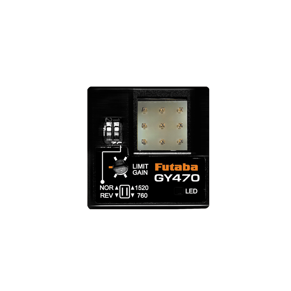 画像: フタバ  (036125)  GY470 ヘリラダー専用小型、超軽量1軸ジャイロ  