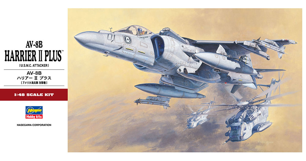 画像: ハセガワ (PT28) 1/48 AV-8B ハリアーII プラス   