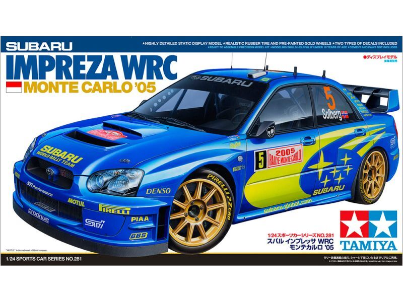 画像: タミヤ（24281）1/24 スバル インプレッサ WRCモンテカルロ’05  