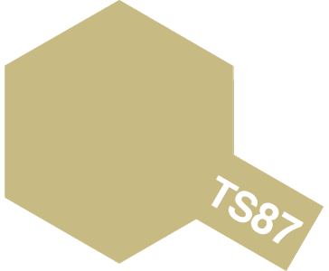 画像1: タミヤ TS-87 カラー スプレー (チタンゴールド つやあり)    