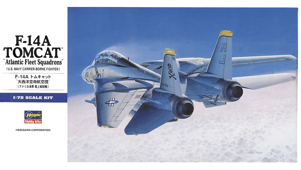 画像: ハセガワ  E14  1/72  F-14A トムキャット “大西洋空母航空団”   