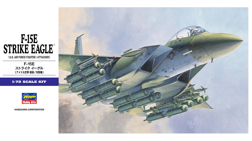 画像: ハセガワ (E10)  1/72  F-15E ストライク イーグル  