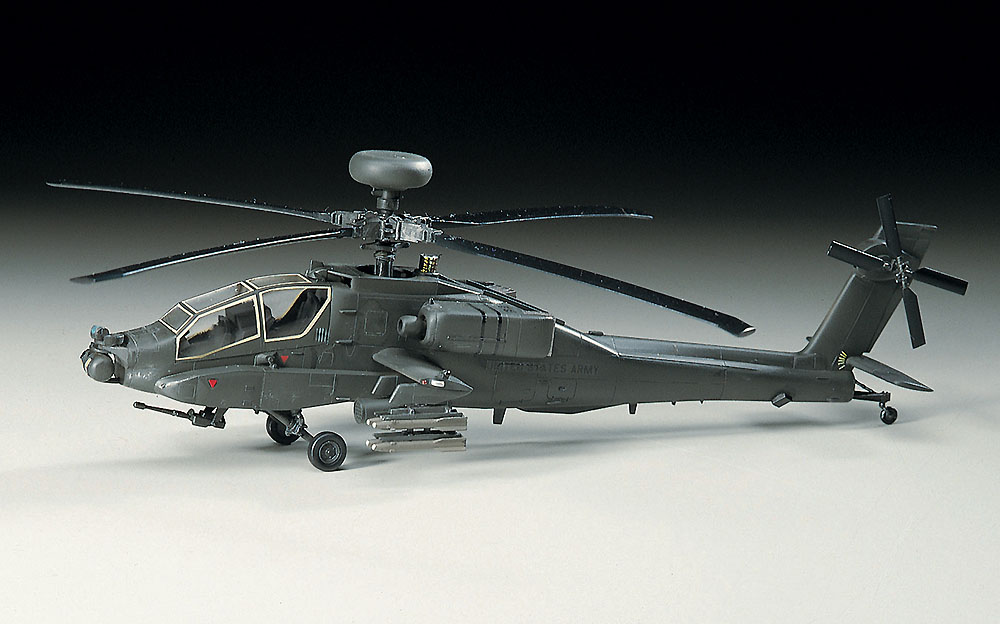 画像: ハセガワ  (E6) 1/72  AH-64D アパッチ ロングボウ  