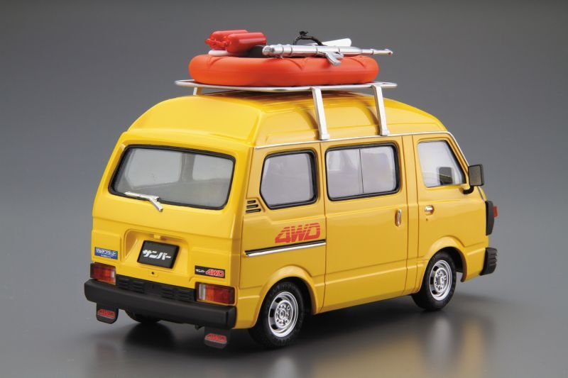 画像: アオシマ (55) 1/24 (1969年）1/24 スバル K88 サンバー ハイルーフ4WD '80   