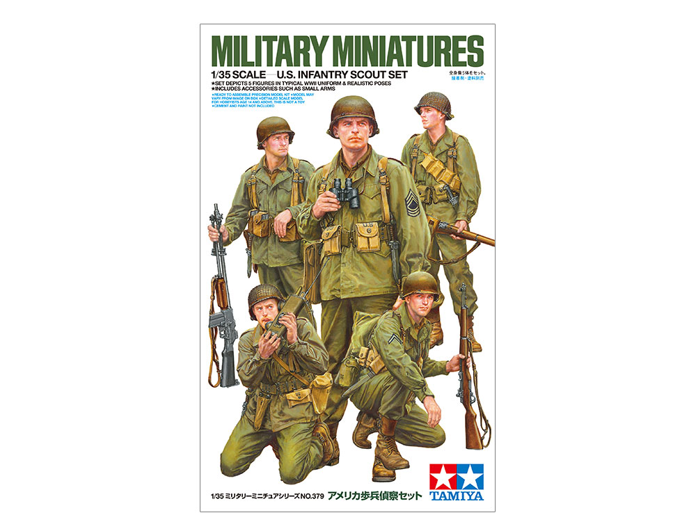 画像: タミヤ (35379) 1/35 アメリカ歩兵偵察セット  