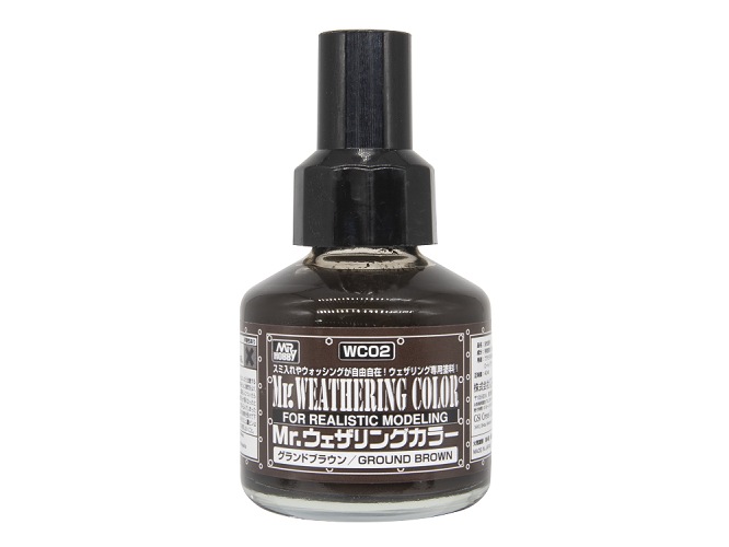 画像1: クレオス (WC02)   Mr.ウェザリングカラー グランドブラウン 40ml   