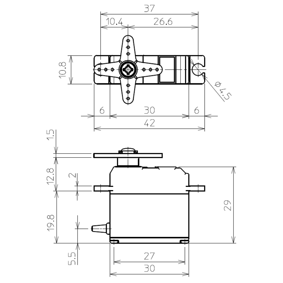 画像: 【販売終了】フタバ  (007750)  S3150 小型 飛行機用 デジタルサーボ   