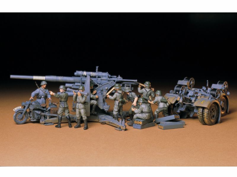 画像: タミヤ（35017）1/35 ドイツ 88mm砲 Flak36/37  