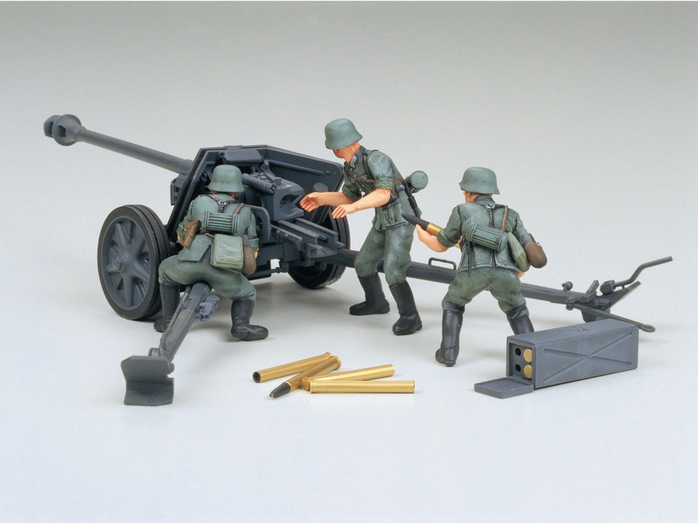 画像: タミヤ（47）1/35 ドイツ・75mm対戦車砲  