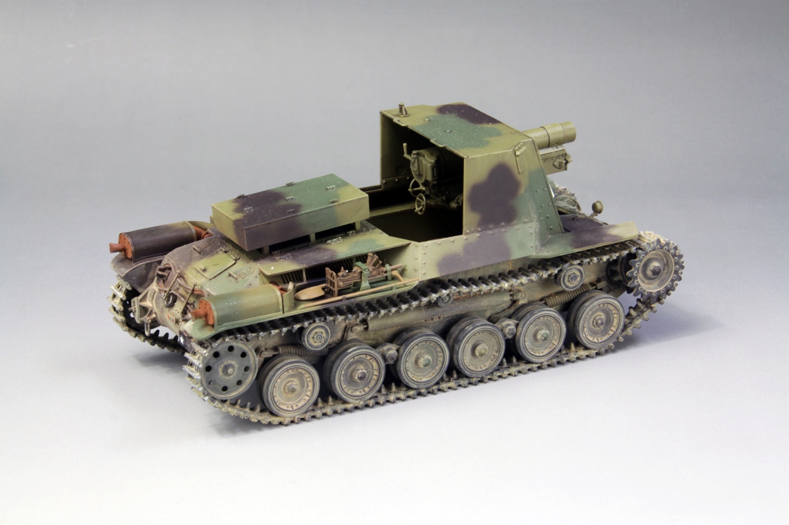 画像: ファインモールド FM54 1/35 四式自走砲[ホロ]