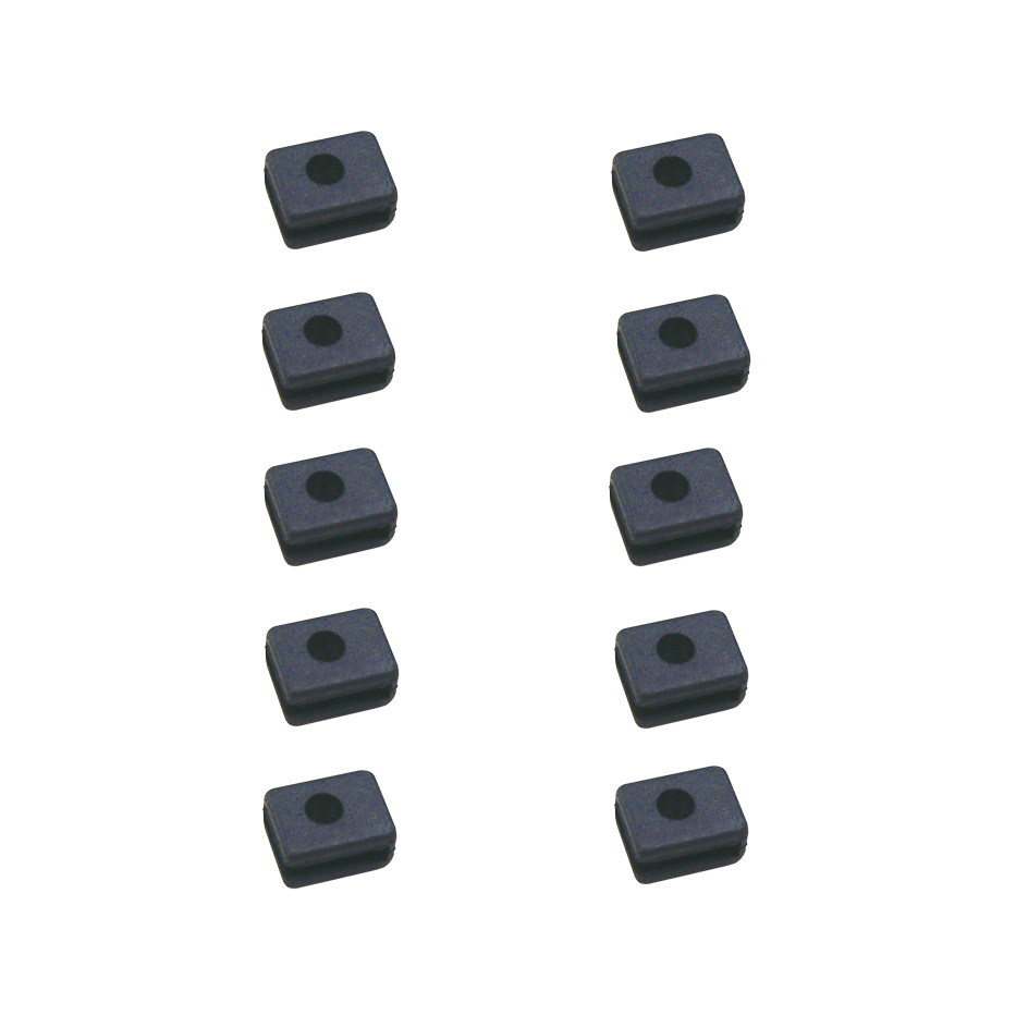 画像1: フタバ (310256)  サーボ用 ゴムプッシュ角  (10ヶ入) SQUARE【ネコポス便対応】  