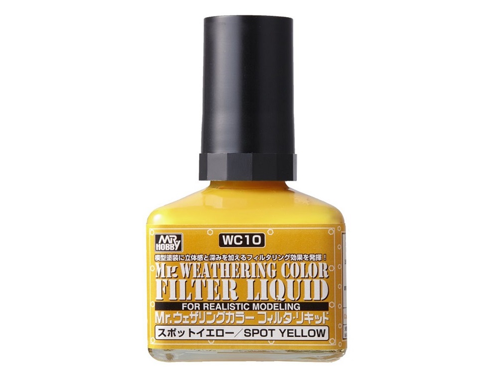 画像1: クレオス  (WC10)  Mr.ウェザリングカラー   スポットイエロー  40ml   