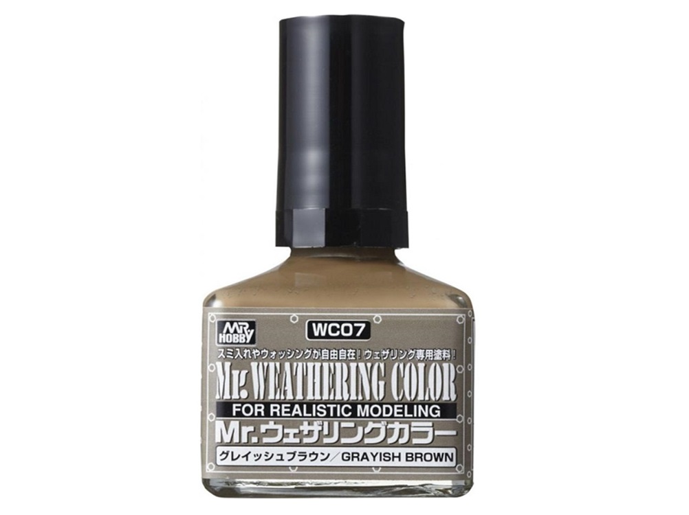 画像1: クレオス  (WC07)  Mr.ウェザリングカラー (グレイッシュブラウン) 40ml  
