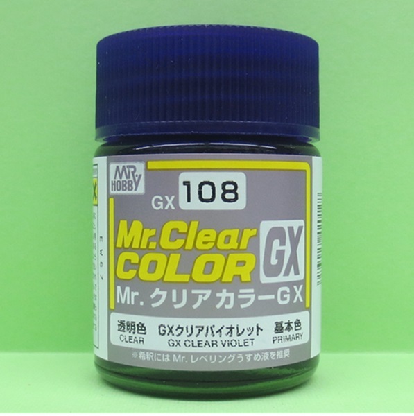 画像1: GSIクレオス (GX108) GXクリアバイオレット (透明色)  