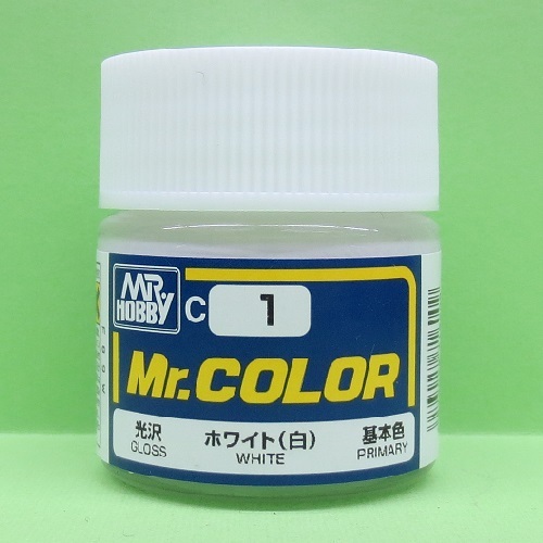 画像1: GSIクレオス  (C1)  Mr.カラー  (ホワイト)  光沢  