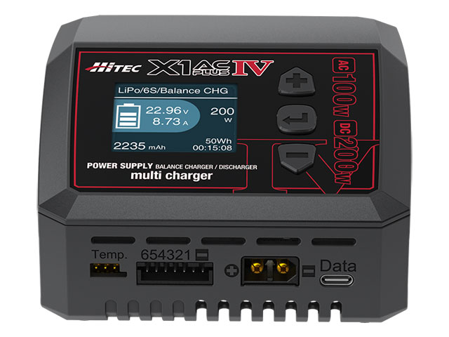 画像: ハイテック  (44354)  AC/DC 充・放電器［ マルチチャージャー X1 ACプラス IV ］  