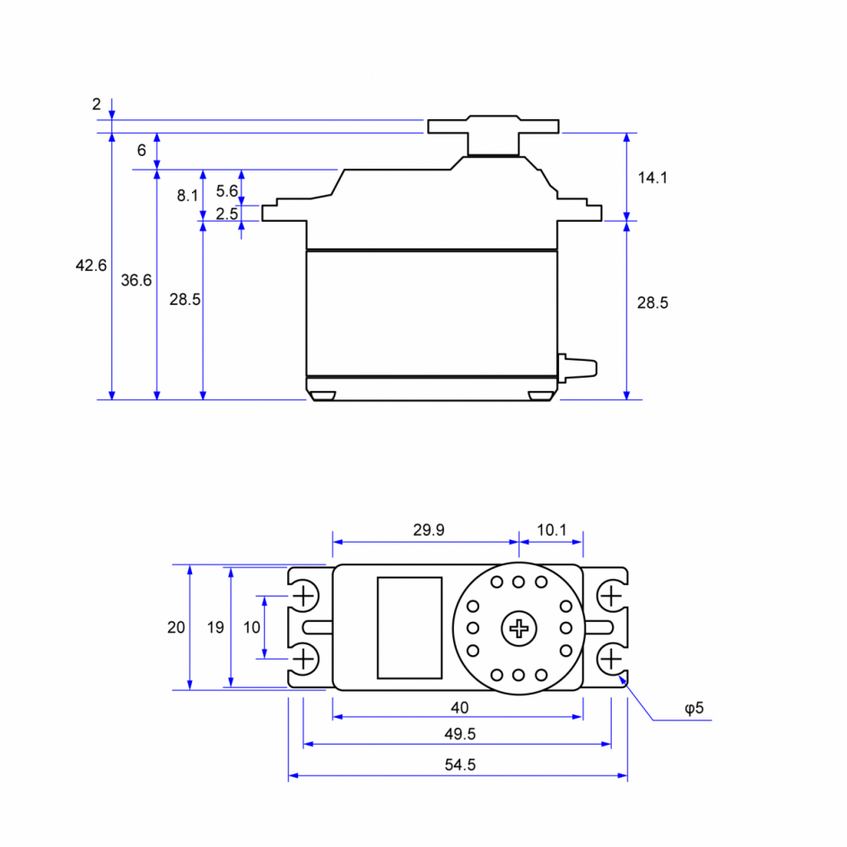 画像: フタバ  (039829)  S-HC501 ヘリ全般スワッシュ 空用サーボ  