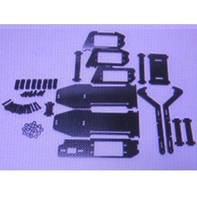 画像1: クエスト CA3109CA  (CA30/50/E6-550/600用)  カーボンサーボフレーム【メーカー直送になります】  