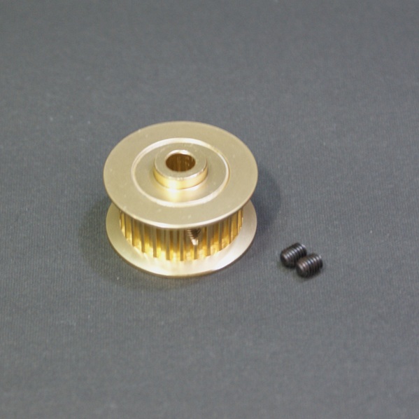 画像1: クエスト QH0050-28 (E6S-600/550/E12S/120-720/E12S-787/775用) 28Tプーリー (オプション)=QH0052改め【メーカー直送になります】