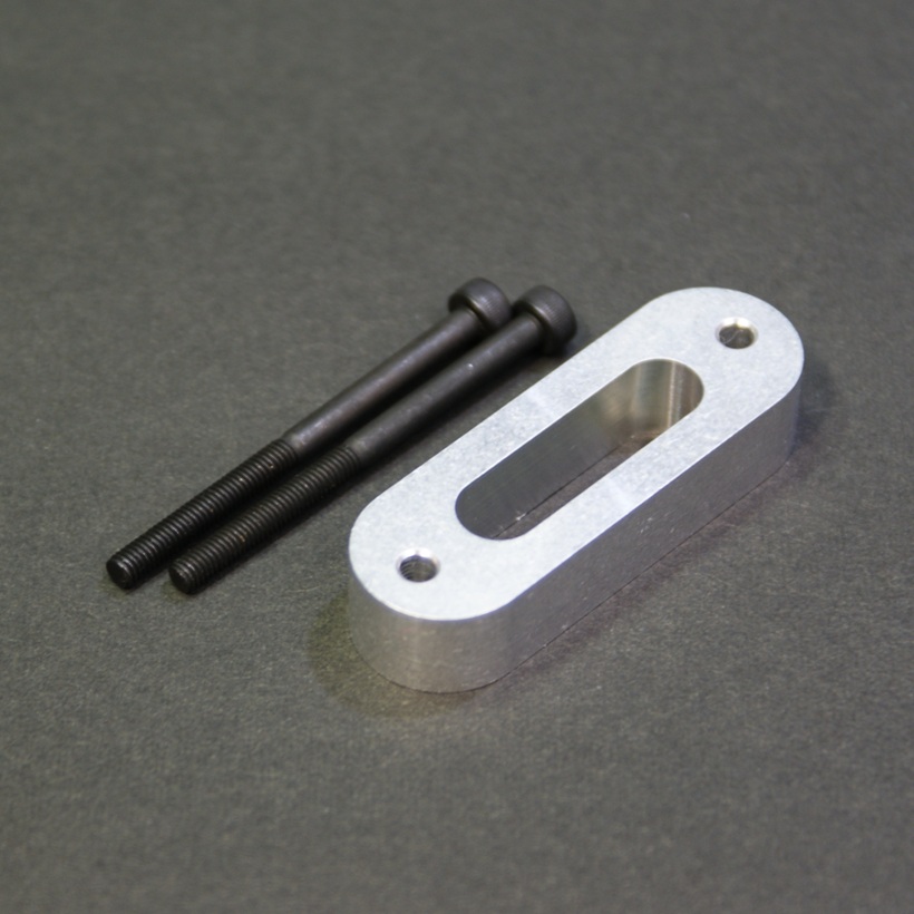 画像1: クエスト QH0064-09 (CA50用) 50用 マフラーオフセットスペーサー (9mm)【メーカー直送になります】