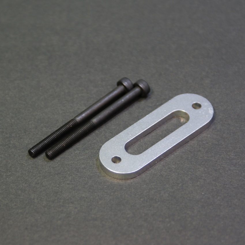 画像1: クエスト QH0064-03 (CA50用) 50用 マフラーオフセットスペーサー (3mm)【メーカー直送になります】