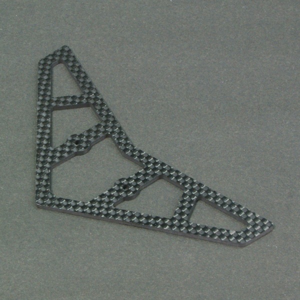 画像1: クエスト QH0083-01 (CA30/50/E6S550/600用) カーボンホリゾンタルフィン【メーカー直送になります】