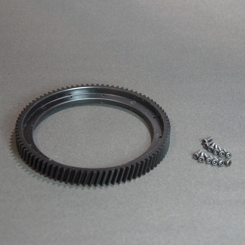 画像1: クエスト QH0102-01 (E12S-787/775用) スパイラルメインギア（86T）【メーカー直送になります】  