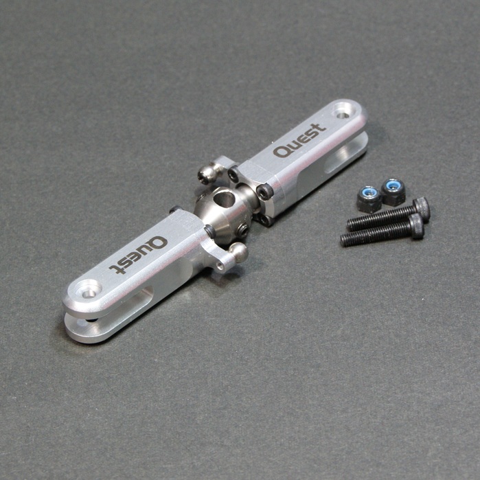 画像1: クエスト QH0082S (CA30/50/E6/GT15/ZG用) ＨＰテールグリップ 0° (シルバー）【メーカー直送になります】  