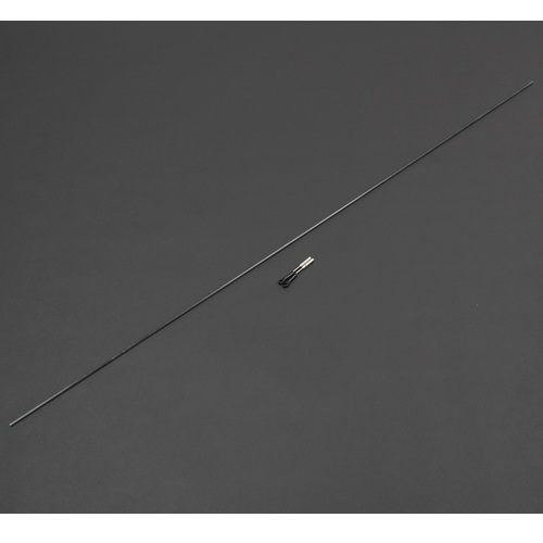 画像1: クエスト QH0134 (E12S-775用) Φ3カーボンラダーリンケージロッド833mmセット (IM775)【メーカー直送になります】