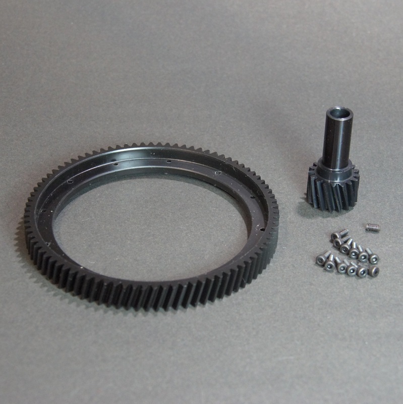 画像1: クエスト QH0102 (CA 90Ver06/GT15/E12S-775/787/120-720用) スパイラルギアセット【メーカー直送になります】  